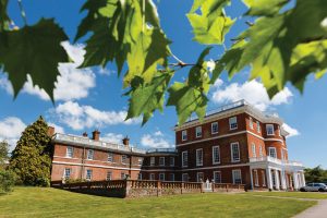 Main building at Bicton Campus